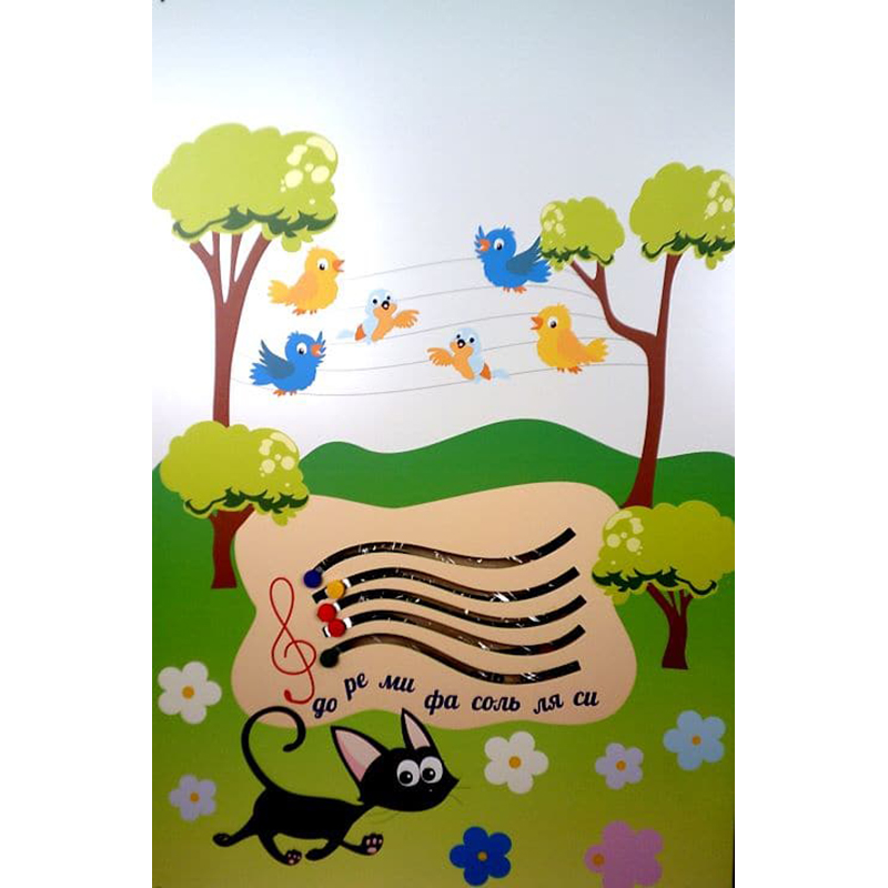 Настенная дидактика «Нотный стан»